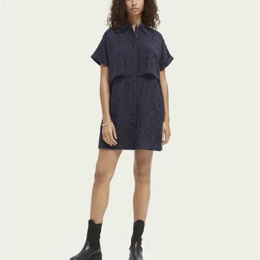 Scotch & Soda Dark Blue Mini Dress - New!